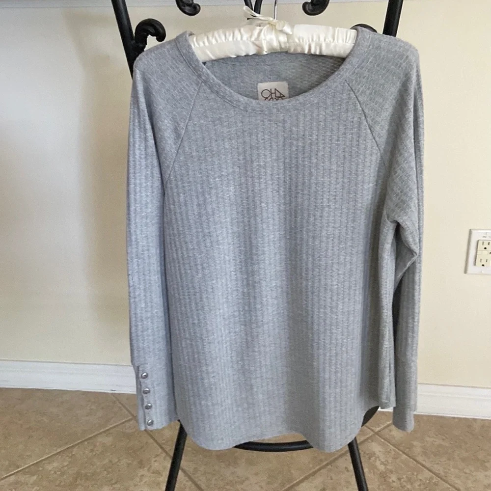 Chaser Waffle Knit Long Sleeve Shirt